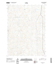 USGS US Topo 7.5-minute map for Clausen Ranch WY 2021