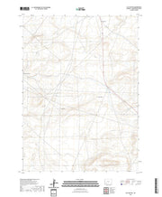 USGS US Topo 7.5-minute map for Clay Buttes WY 2021