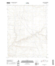 USGS US Topo 7.5-minute map for Clay Buttes SW WY 2021