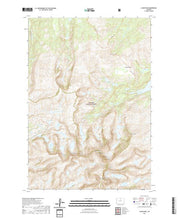 USGS US Topo 7.5-minute map for Cloud Peak WY 2021