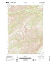 USGS US Topo 7.5-minute map for Clouds Home Peak WY 2021