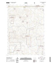 USGS US Topo 7.5-minute map for Coal Draw North WY 2021