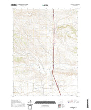 USGS US Topo 7.5-minute map for Coleman Butte WY 2021