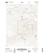 USGS US Topo 7.5-minute map for Colter Draw WY 2021