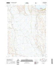 USGS US Topo 7.5-minute map for Cora WY 2021