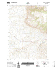 USGS US Topo 7.5-minute map for Cottonwood Canyon WY 2021