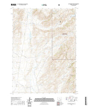 USGS US Topo 7.5-minute map for Cottonwood Creek WY 2021