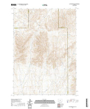 USGS US Topo 7.5-minute map for Cottonwood Pass WY 2021