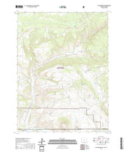 USGS US Topo 7.5-minute map for Cottonwood Rim WYCO 2021