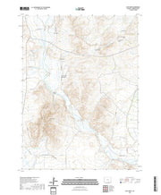 USGS US Topo 7.5-minute map for Cow Creek WY 2021