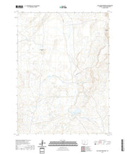 USGS US Topo 7.5-minute map for Cow Creek Reservoir WY 2021