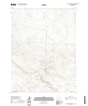 USGS US Topo 7.5-minute map for Cow Creek Reservoir SW WYCO 2021