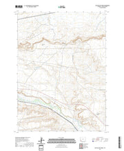 USGS US Topo 7.5-minute map for Cow Hollow Creek WY 2021