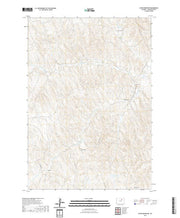 USGS US Topo 7.5-minute map for Coyer Reservoir WY 2021