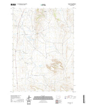 USGS US Topo 7.5-minute map for Coyote Gap WY 2021