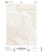 USGS US Topo 7.5-minute map for Coyote Hill WY 2021