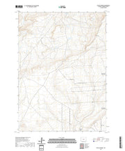 USGS US Topo 7.5-minute map for Coyote Springs WY 2021