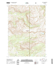 USGS US Topo 7.5-minute map for Crater Lake WY 2021