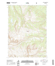 USGS US Topo 7.5-minute map for Darwin Peak WY 2021