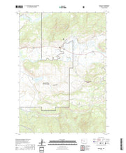 USGS US Topo 7.5-minute map for Davis Hill WY 2021