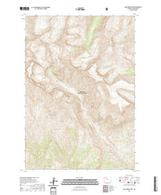 USGS US Topo 7.5-minute map for Dead Indian Peak WY 2021