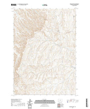 USGS US Topo 7.5-minute map for Deadline Draw WY 2021