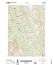 US Topo 7.5-minute map for Deer Creek WY