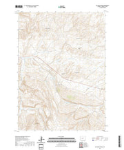 USGS US Topo 7.5-minute map for Del Monte Ridge WY 2021