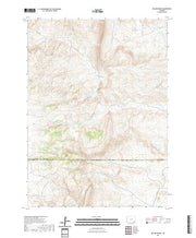 USGS US Topo 7.5-minute map for Delano Ranch WY 2021