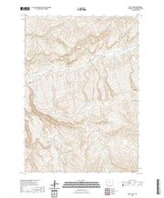 USGS US Topo 7.5-minute map for Devil Slide WY 2021