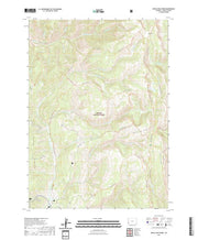 USGS US Topo 7.5-minute map for Devils Hole Creek WY 2021