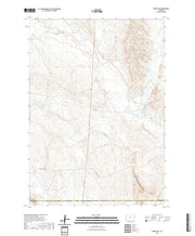 USGS US Topo 7.5-minute map for Dewey SW WY 2021