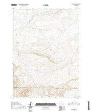 USGS US Topo 7.5-minute map for Dickie Springs WY 2021