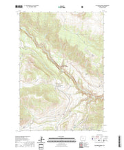 USGS US Topo 7.5-minute map for Dillworth Bench WY 2021