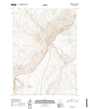 USGS US Topo 7.5-minute map for Dishpan Butte WY 2021