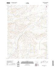 USGS US Topo 7.5-minute map for Double L Ranch WY 2021