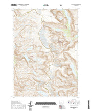 USGS US Topo 7.5-minute map for Downs Mountain WY 2021