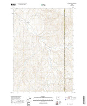 USGS US Topo 7.5-minute map for Dry Fork Ranch WY 2021