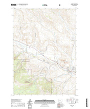 USGS US Topo 7.5-minute map for Dubois WY 2021