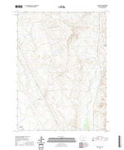 USGS US Topo 7.5-minute map for Duck Lake WY 2021