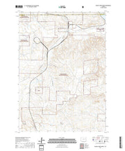 USGS US Topo 7.5-minute map for Dugout Creek North WY 2021