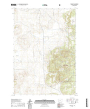 USGS US Topo 7.5-minute map for Duling Hill WY 2021