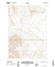 USGS US Topo 7.5-minute map for Dutch Nick Flat NW WY 2021