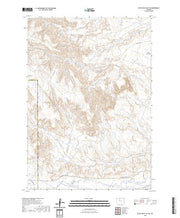 US Topo 7.5-minute map for Dutch Nick Flat SW WY