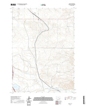 USGS US Topo 7.5-minute map for Dwyer WY 2021