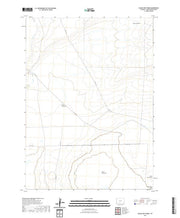 USGS US Topo 7.5-minute map for Eagles Nest Draw WY 2021