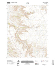 US Topo 7.5-minute map for Earnest Butte WY