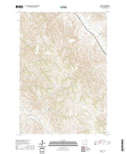 USGS US Topo 7.5-minute map for Echeta WY 2021