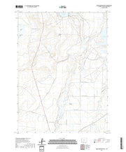 USGS US Topo 7.5-minute map for Eden Reservoir West WY 2021