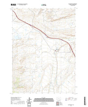 USGS US Topo 7.5-minute map for Elk Mountain WY 2021